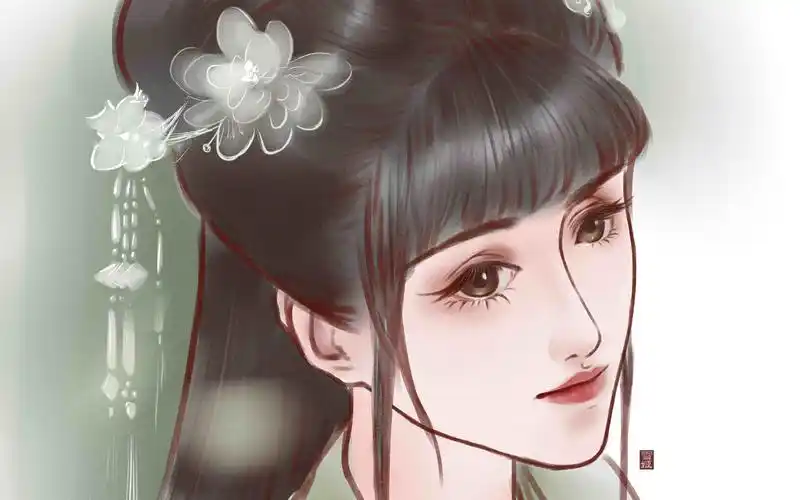 【古风板绘】女子美女汉服仙气飘飘