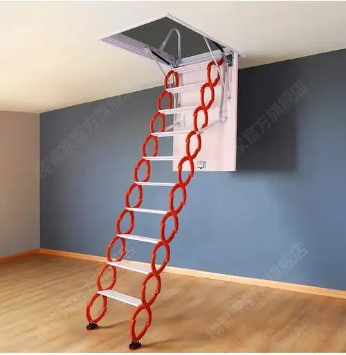 梯管家上门安装电动楼梯阁楼伸缩楼梯全自动升降梯折叠遥控阁楼楼梯