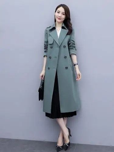 品牌女风衣大衣2020年秋冬新款中长款气质流行高端大气休闲外套