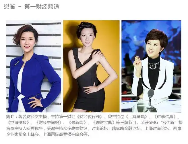 上海财经频道主持人