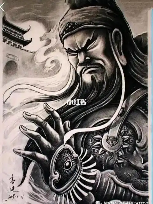 关公手稿分享!#姚庄杰刺青纹身店