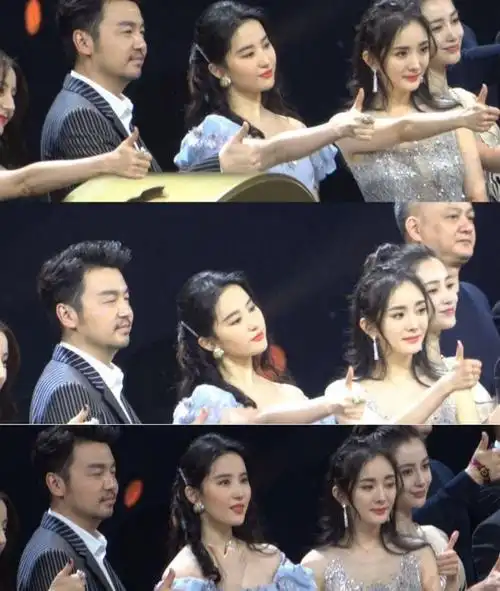 杨幂刘亦菲不同时期同框照