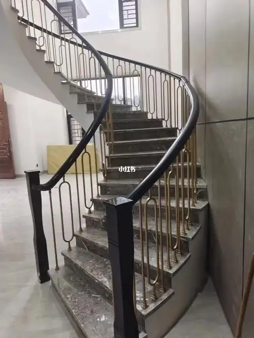 别墅楼梯扶手  #自建房别墅  #农村自建房  #轻奢楼梯扶手