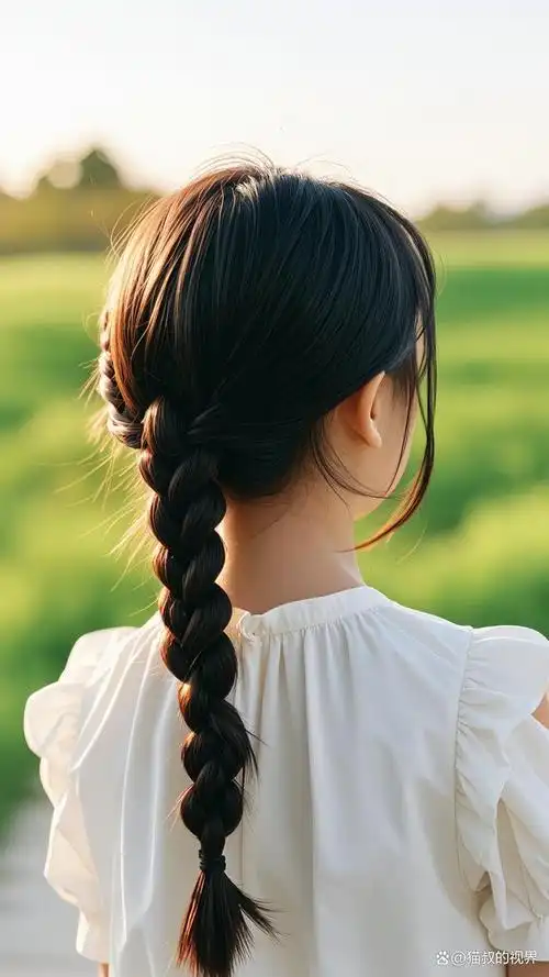 这个年龄段的女孩通常活泼好动,因此发型需要既时尚又能保持头发整洁