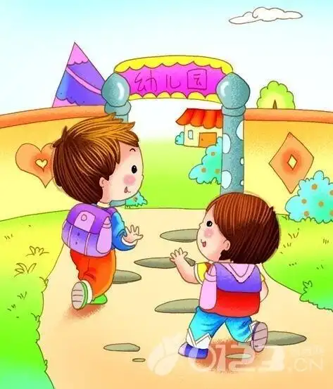 包含开学意义的简笔画幼儿园