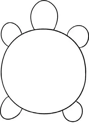 乌龟冬眠简笔画乌龟冬眠简笔画图片大全