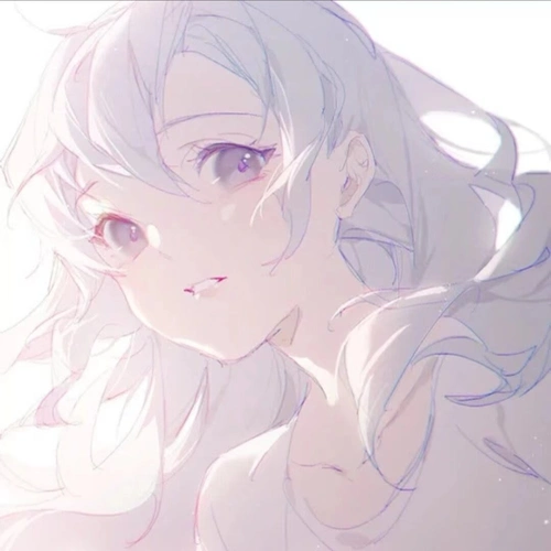 白色天使系列动漫女生头像