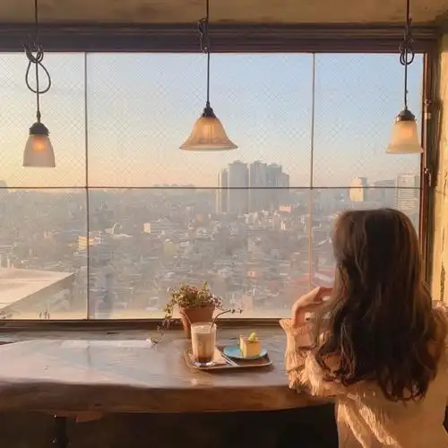 不露脸女生背影头像