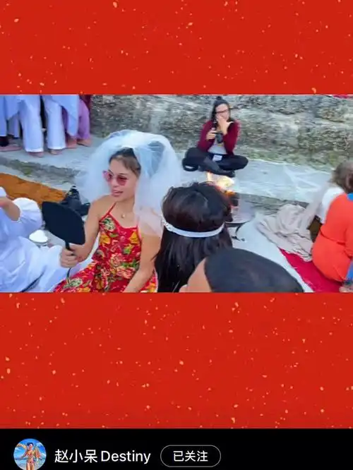 今天看了当红博主赵小呆的@赵小呆destiny第三次结婚的视频,连续看了