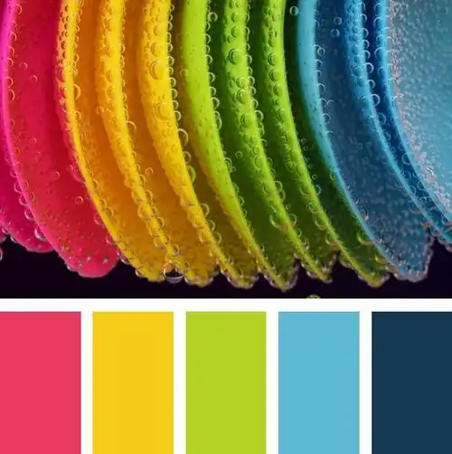 一组色彩搭配方案!柔美而优雅