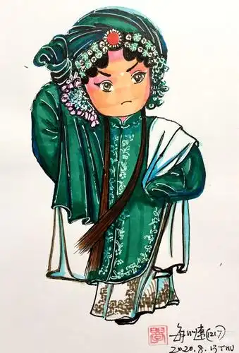 【学画】京剧人物