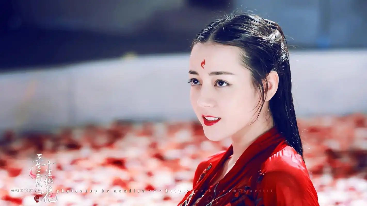 《三生三世十里桃花》迪丽热巴出水芙蓉剧照图片壁纸