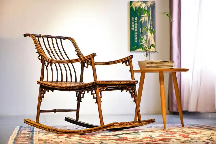 湘妃竹|摇椅|手工艺|其他手工艺|缘哉 - 原创作品 - 站酷 (zcool)