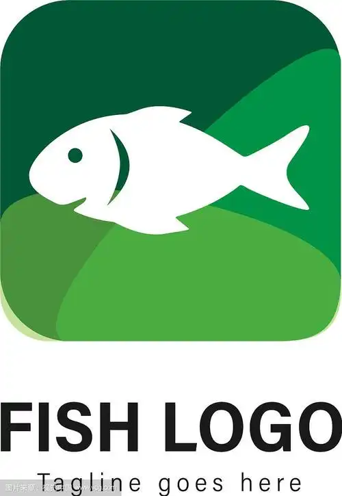 鱼标志模板设计与现代鱼标志