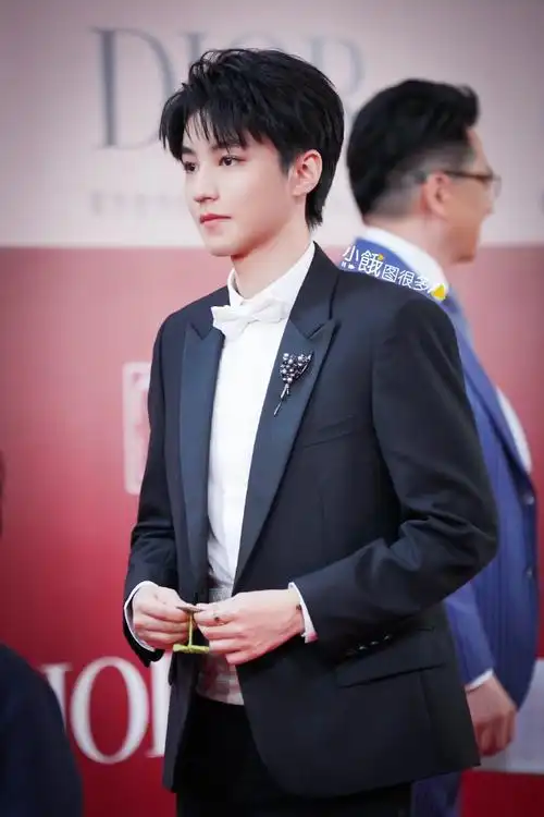 王俊凯和鸽子合照##王俊凯野孩子剧组红毯