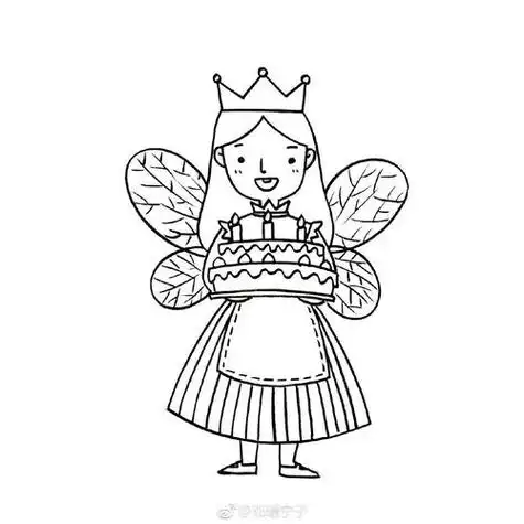 可爱简笔画小女孩可爱简笔画小女孩图片