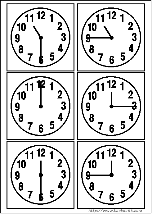 简笔画图片大全内容有整点钟表简笔画怎么画时钟简笔画认识时间34p