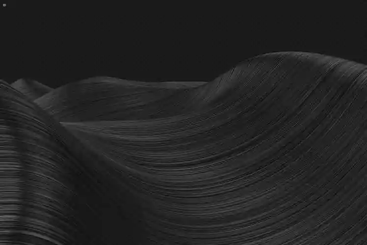 金属黑抽象3d波浪条纹高清背景图abstract3dwavystripedbackgrounds–