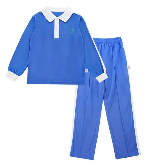 睿顺鑫深圳小学生校服套装春夏秋季儿童统一速干面料6-12岁男女学生