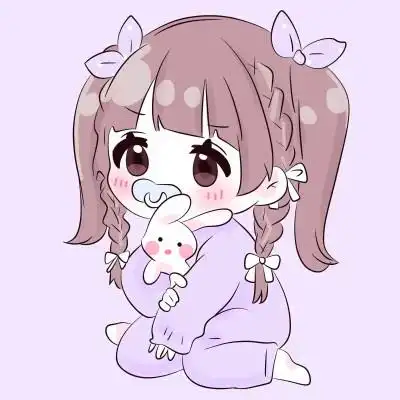 闺蜜q版头像可爱呆萌卡通图片