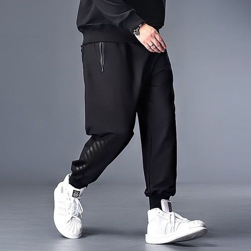 远动裤青少年肥胖裤大码高中生大学生冬季秋冬季胖子运动休闲裤男加肥