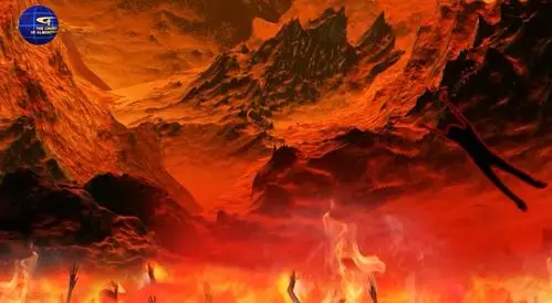 "全能神"邪教宣传片中"硫磺火烧的地狱"场景