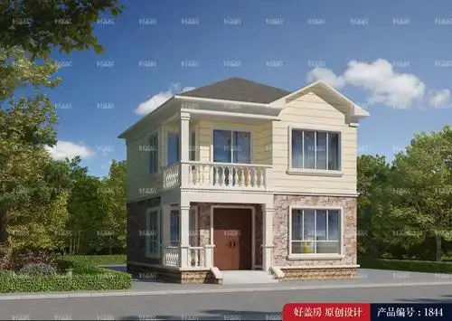 二间二层小型别墅房