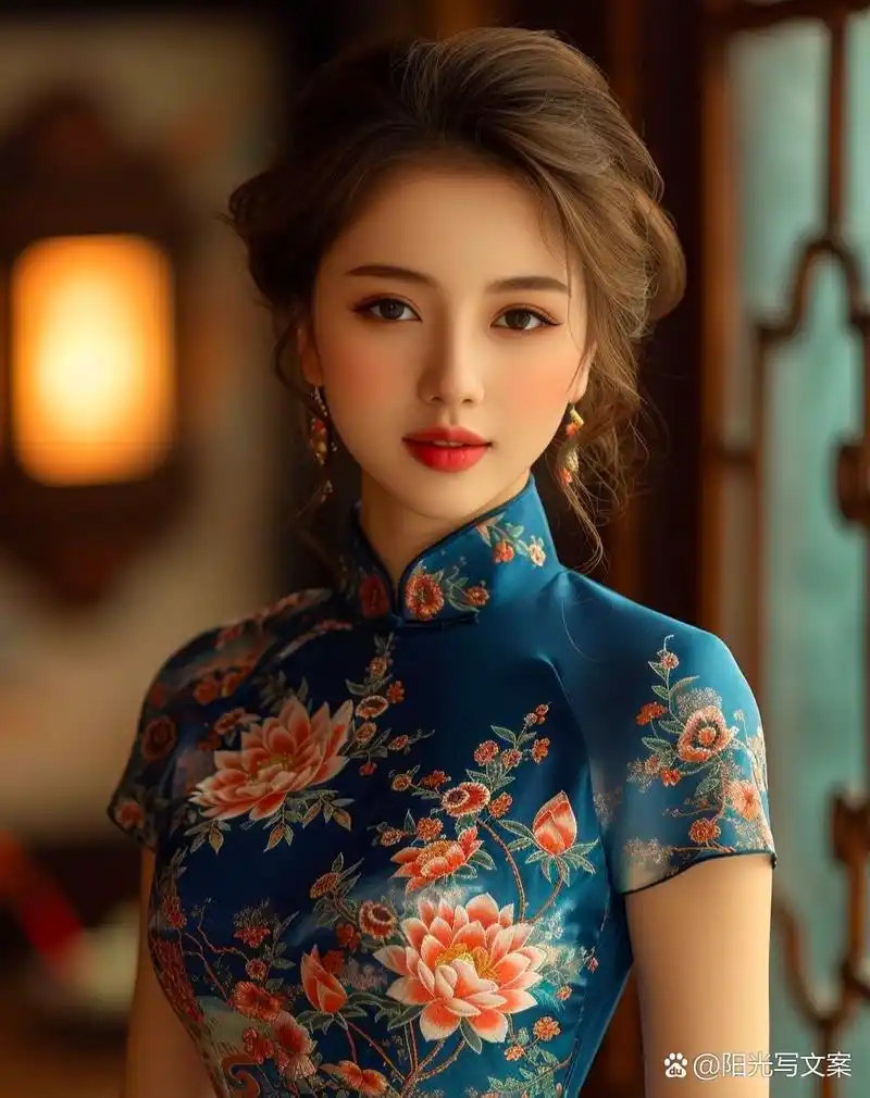 优雅迷人,旗袍女神展现女性魅力的极致之选.