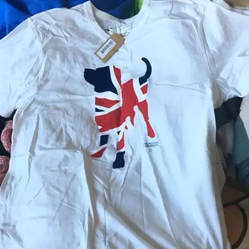 全新100%new chocolate tee (white size l)