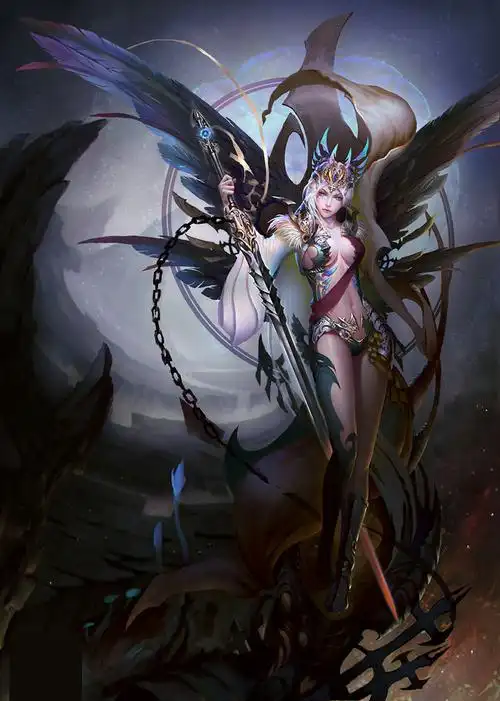 【3d-插画-工笔画素材篇】笑看风云唯美游戏cg人物素材《 6 》