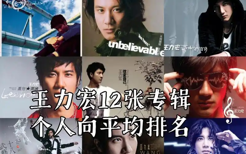 王力宏12张专辑个人向平均排名