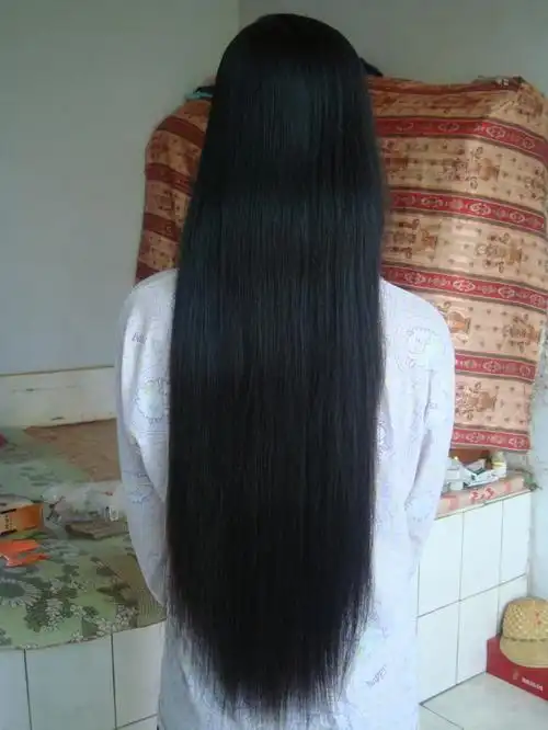 新剪80厘米柔顺飘逸顺滑长发(5)