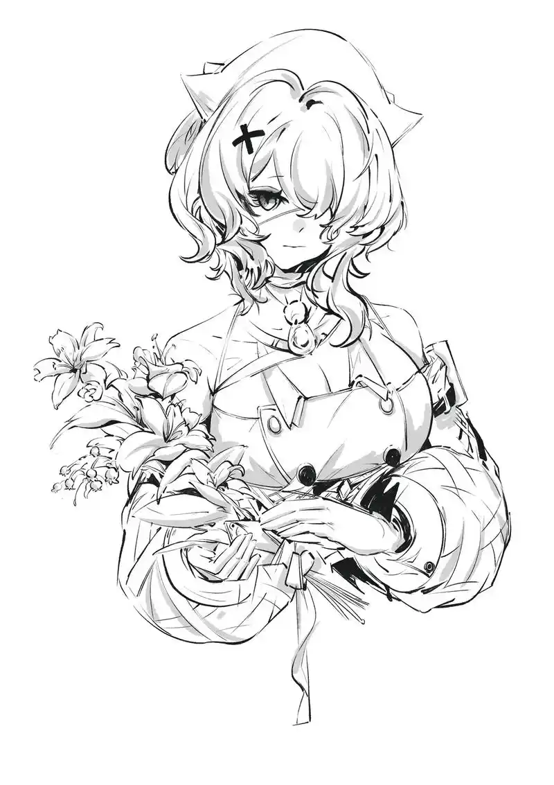 是絮语哦#画画 #线稿 #二次元 #动漫 临摹临摹,加油 - 抖音