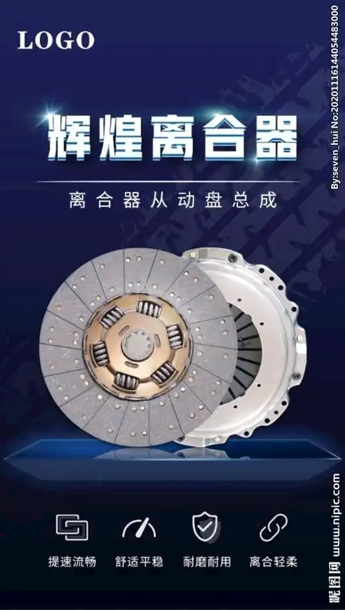 汽车配件海报图片