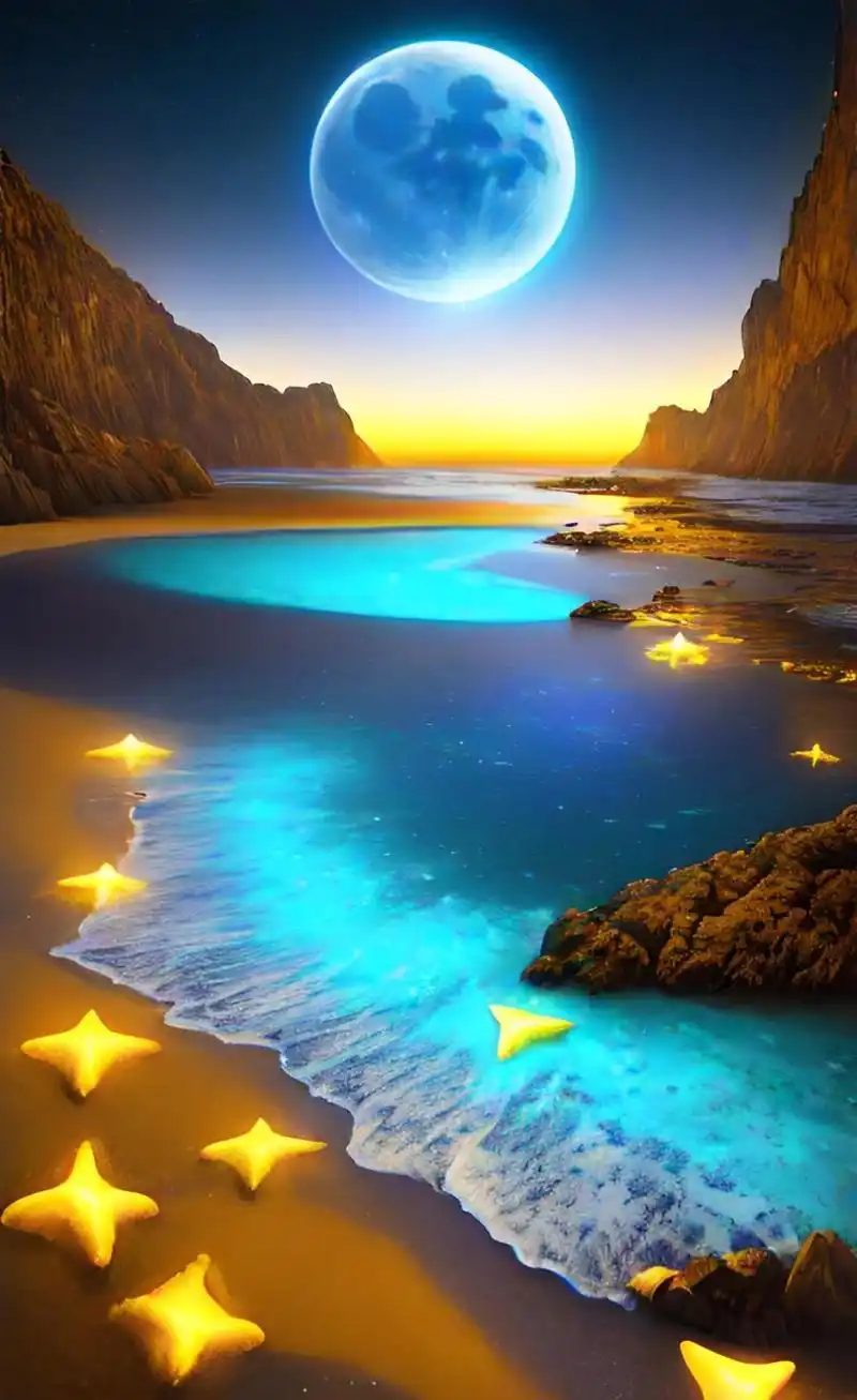 無忧:月圆人圆事事圆#风景 #唯美意境 #见者好运 #海边的风 #治愈系