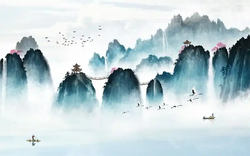 江南水乡山水|平面|图案|纱画图库一澜轩阁 - 临摹作品 - 站酷 (zcool