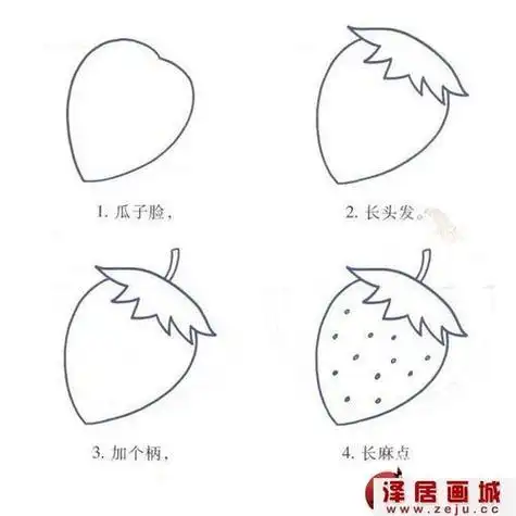 太阳风景简笔画步骤图片大全儿童简笔画幼儿幼儿画画入门枫叶简笔画