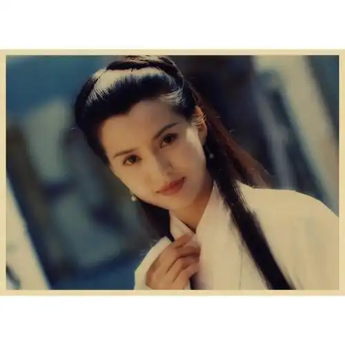 神雕侠侣牛皮纸复古海报李若彤古天乐杨过小龙女现代装饰画