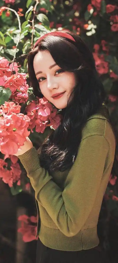 美女系列壁纸第697期-迪丽热巴