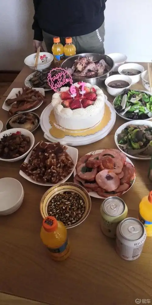今日打卡#生日大餐,丰盛不?