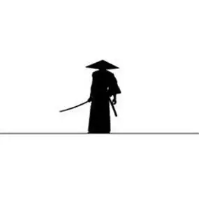 带斗笠的侠客头像戴斗笠的古风剑客侠客头像图片