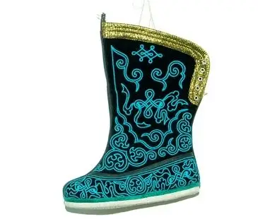 蒙古族靴子图片