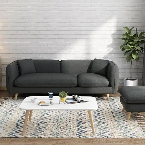 北欧布艺沙发现代客厅简约小户型沙发组合科技布沙发套装家具