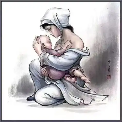 有一种爱大公无私,有一种爱无怨无悔,这就是伟大的母爱!