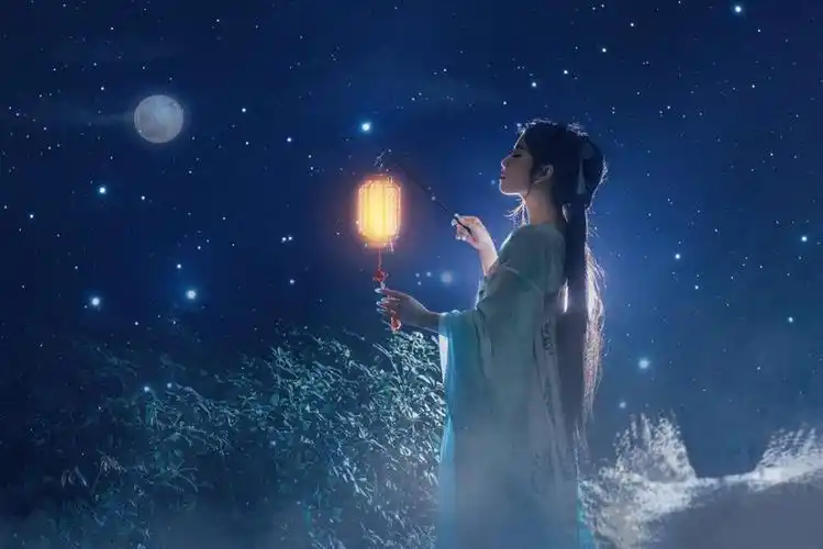 不是古人才望月(月之专辑) 写美篇词/梅易 午夜中天,尽看得,人间若个