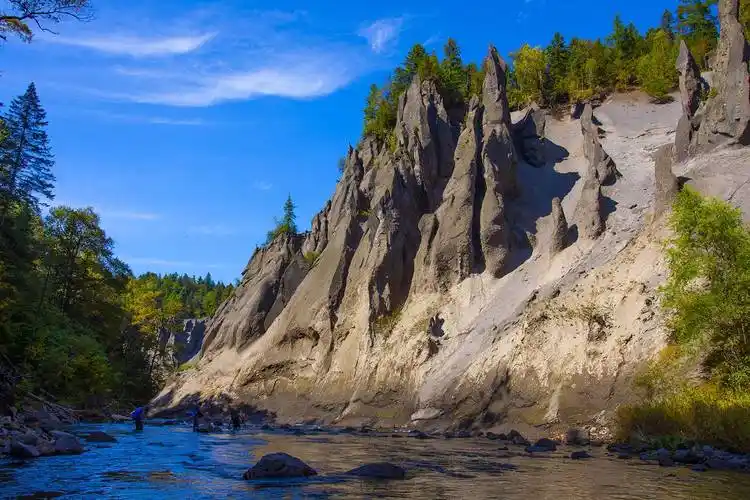 美轮美奂的长白山锦江大峡谷