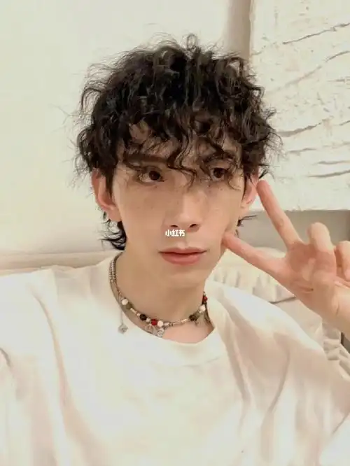 男生发型|||少年感羊毛卷韩式气垫烫 93