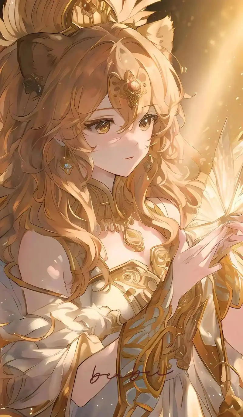 壁纸·十二星座之狮子座.#高清壁纸 #ai绘图 #狮子座壁纸 - 抖音