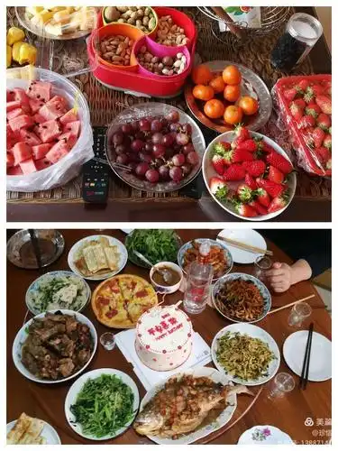 晒一下我们家的年夜饭,也是老孙的生日宴!