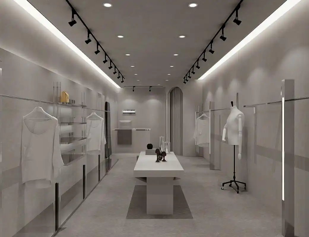 男装店装修设计案例分享 服装店装修设计效果图 ——思创设计